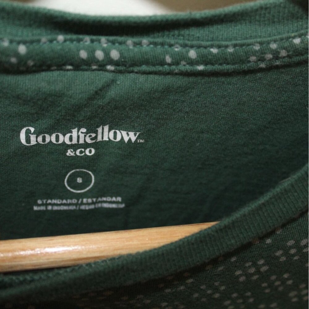 Goodfellow Men's‎ Standard T-shirt Green Patterned Size Small - Picture 4 of 16